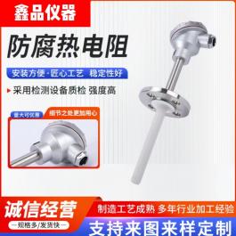 防腐熱電阻 溫度傳感器WZP-430F 用于石油化工各種腐蝕性介質(zhì)中測(cè) 長(zhǎng)度 300mm